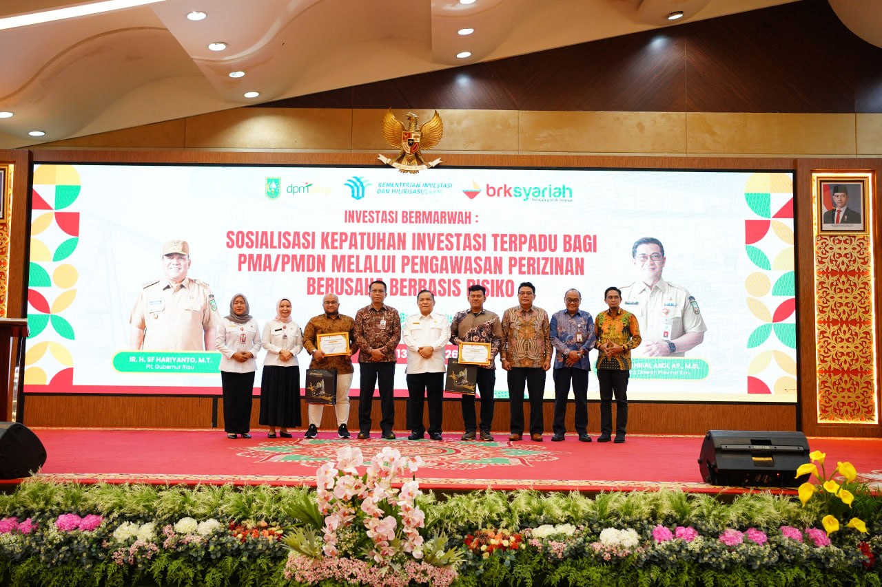 Pemprov Riau Perkuat Dampak Investasi, Perusahaan Diminta Gunakan Layanan Lokal
